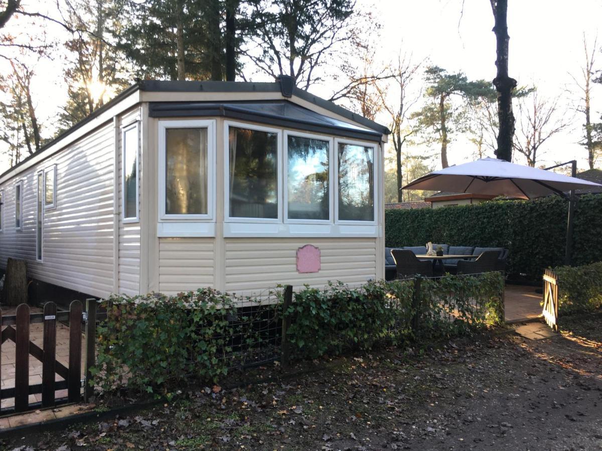 Prachtige Luxe Chalet Op De Veluwe Nabij Hoenderloo Exterior foto